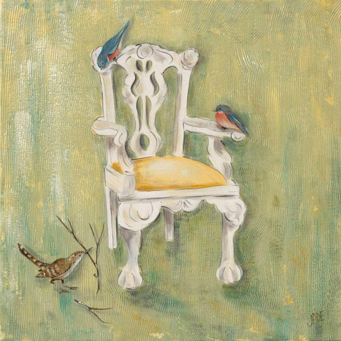 Parlor Tricks II White Modern Wood Framed Art Print by Reynolds, Jade