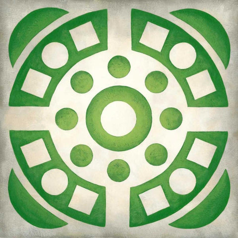 Classical Garden II White Modern Wood Framed Art Print with Double Matting by Zarris, Chariklia