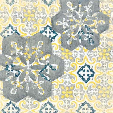 Elegant November I Gold Ornate Wood Framed Art Print with Double Matting by Zarris, Chariklia