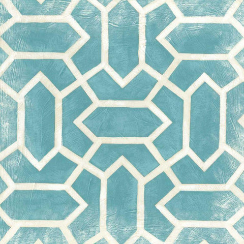 Modern Symmetry V White Modern Wood Framed Art Print by Zarris, Chariklia