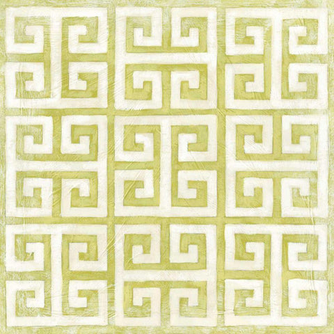 Modern Symmetry IX White Modern Wood Framed Art Print with Double Matting by Zarris, Chariklia
