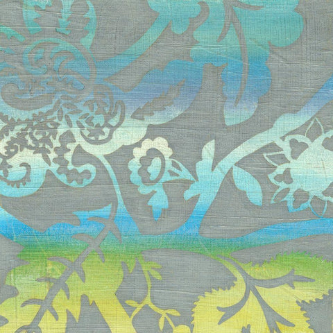 Ombre Garden IV White Modern Wood Framed Art Print by Zarris, Chariklia