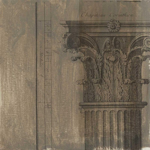 Decorative Elegance VIII Black Ornate Wood Framed Art Print with Double Matting by Harper, Ethan