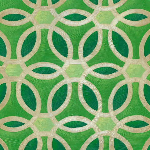 Brilliant Symmetry III White Modern Wood Framed Art Print with Double Matting by Zarris, Chariklia