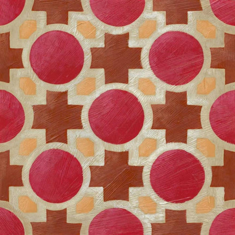 Brilliant Symmetry IV White Modern Wood Framed Art Print by Zarris, Chariklia