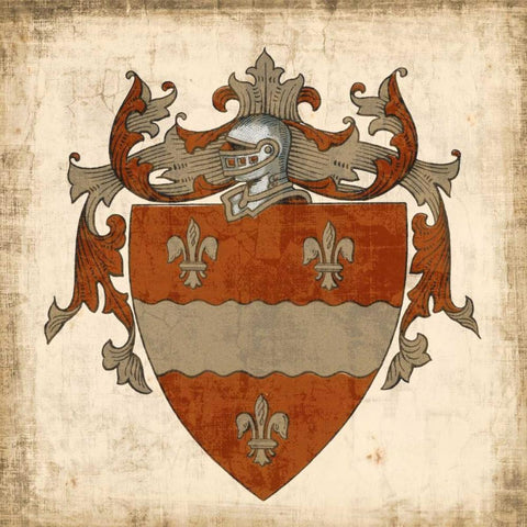 Noble Heritage II Black Ornate Wood Framed Art Print with Double Matting by Vision Studio