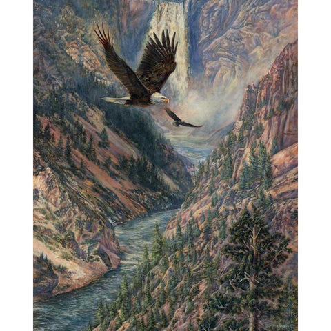 America the Best Gold Ornate Wood Framed Art Print with Double Matting by Mock, Carolyn