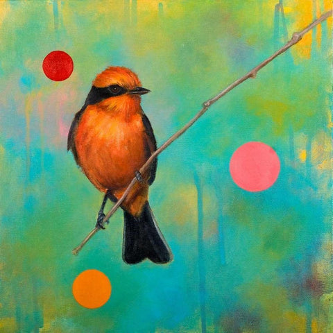 Mysteries of the Universe IV Black Modern Wood Framed Art Print with Double Matting by Evans, Bridget G.