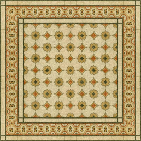 Italian Mosaic II White Modern Wood Framed Art Print by Vision Studio