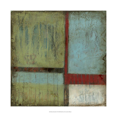 Rustic Minimalism I Black Ornate Wood Framed Art Print with Double Matting by Goldberger, Jennifer