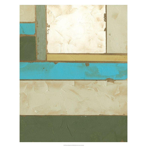 Weathered Paneling II White Modern Wood Framed Art Print by Goldberger, Jennifer