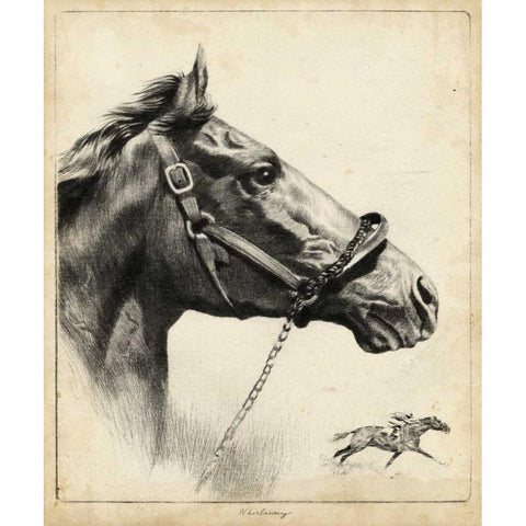 Whirlaway Gold Ornate Wood Framed Art Print with Double Matting by Palenske, R.H.