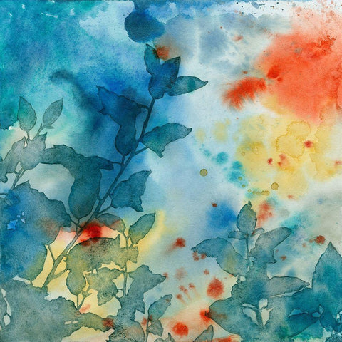 Color Play I White Modern Wood Framed Art Print by Meagher, Megan