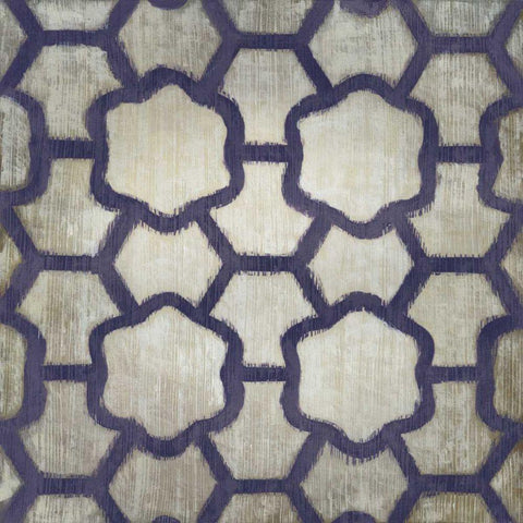 Spectrum Symmetry III Gold Ornate Wood Framed Art Print with Double Matting by Zarris, Chariklia
