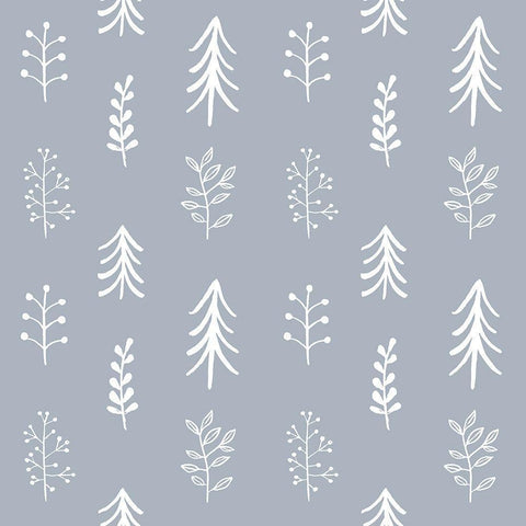 Woodland Celebration Collection G White Modern Wood Framed Art Print with Double Matting by Borges, Victoria