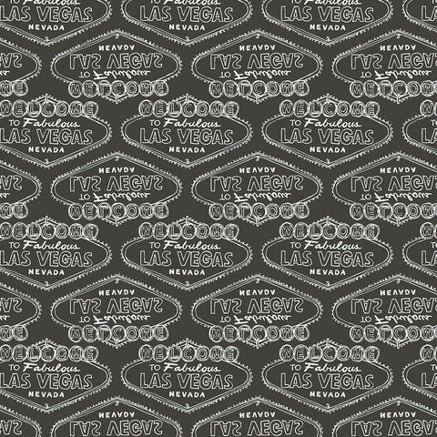 Viva Vegas Collection F White Modern Wood Framed Art Print by Wang, Melissa