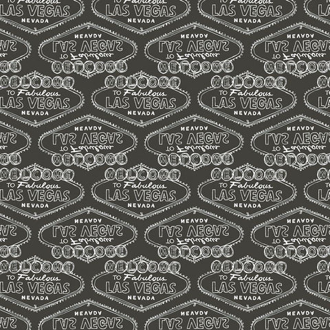 Viva Vegas Collection F Black Ornate Wood Framed Art Print with Double Matting by Wang, Melissa