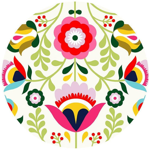 Cinco de Mayo Collection C White Modern Wood Framed Art Print by Borges, Victoria