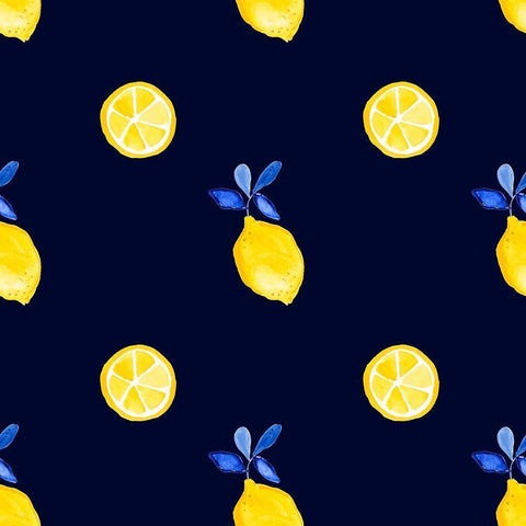 Fresh Fruit Collection F Black Modern Wood Framed Art Print by Borges, Victoria