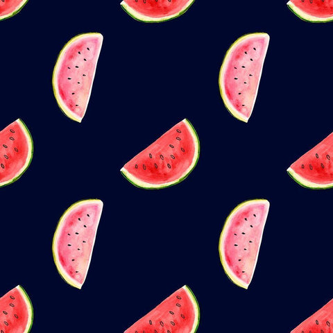 Fresh Fruit Collection I White Modern Wood Framed Art Print by Borges, Victoria