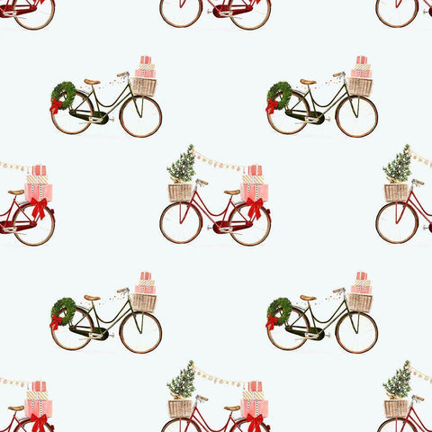 Christmas Coast Collection F Black Modern Wood Framed Art Print by Borges, Victoria