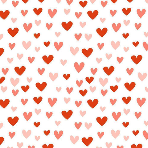 Darling Valentine Collection I White Modern Wood Framed Art Print by Borges, Victoria