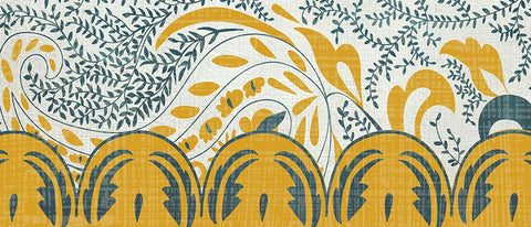 Exotic Journey Collection D White Modern Wood Framed Art Print with Double Matting by Zarris, Chariklia