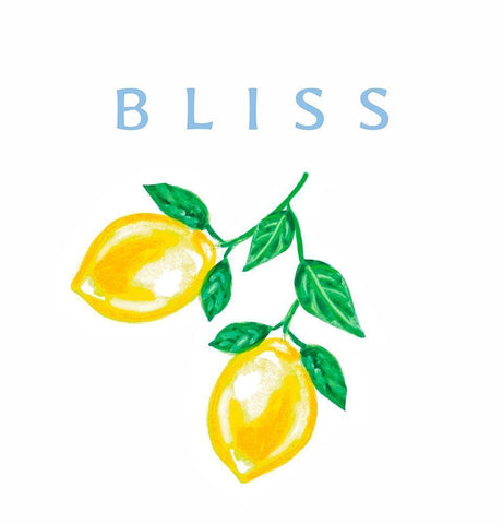 Bliss White Modern Wood Framed Art Print with Double Matting by Tyndall, Elizabeth