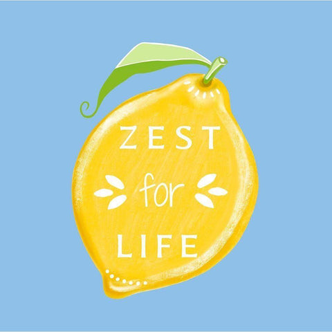 Zest for Life Black Modern Wood Framed Art Print by Tyndall, Elizabeth