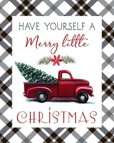 Have Yourself Black Ornate Wood Framed Art Print with Double Matting by Tyndall, Elizabeth