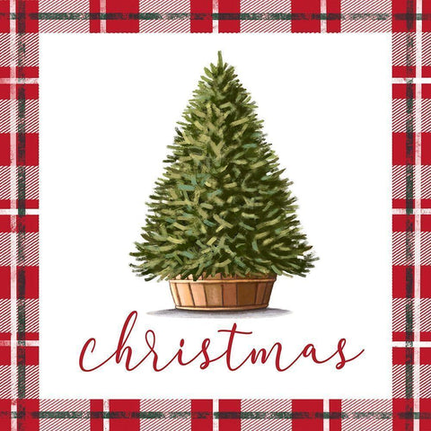 Christmas Black Modern Wood Framed Art Print by Tyndall, Elizabeth