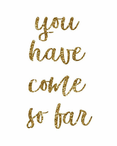 So Far White Modern Wood Framed Art Print with Double Matting by Tyndall, Elizabeth