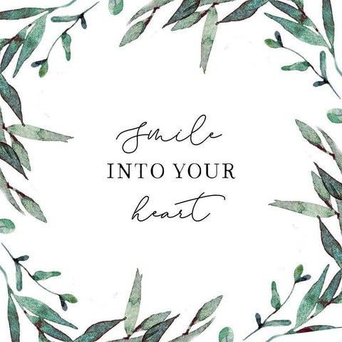 Smile Gold Ornate Wood Framed Art Print with Double Matting by Tyndall, Elizabeth