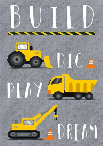 Build White Modern Wood Framed Art Print with Double Matting by Tyndall, Elizabeth