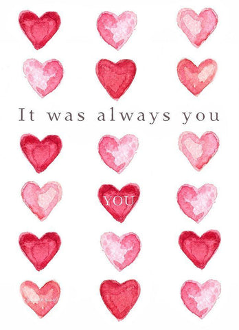 Always You Black Ornate Wood Framed Art Print with Double Matting by Tyndall, Elizabeth