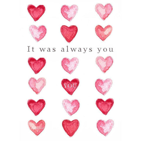 Always You Black Modern Wood Framed Art Print by Tyndall, Elizabeth