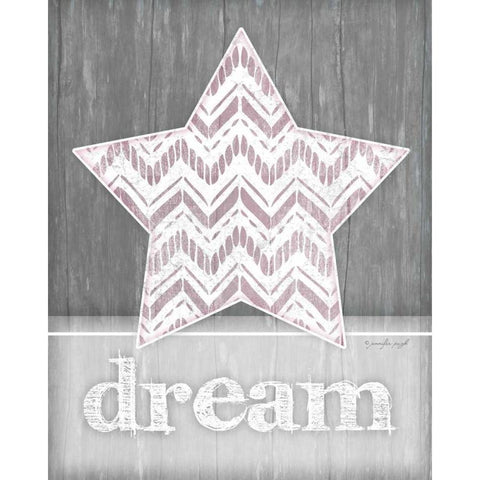 Dream Star Gold Ornate Wood Framed Art Print with Double Matting by Pugh, Jennifer
