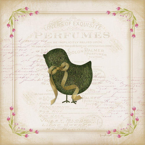 Chick White Modern Wood Framed Art Print with Double Matting by Pugh, Jennifer