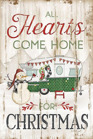 All Hearts Black Ornate Wood Framed Art Print with Double Matting by Pugh, Jennifer