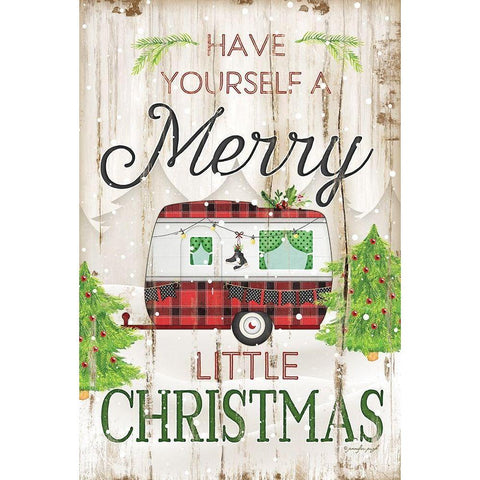 Merry Christmas White Modern Wood Framed Art Print by Pugh, Jennifer