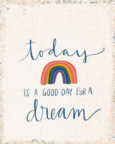 Good Day for a Dream White Modern Wood Framed Art Print with Double Matting by Doucette, Katie