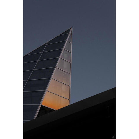 Sunrise Reflection Black Modern Wood Framed Art Print with Double Matting by Lee, Judson
