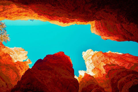 Skyward White Modern Wood Framed Art Print with Double Matting by Singleton, Ashley