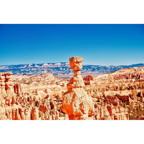 Thors Hammer Black Modern Wood Framed Art Print by Singleton, Ashley