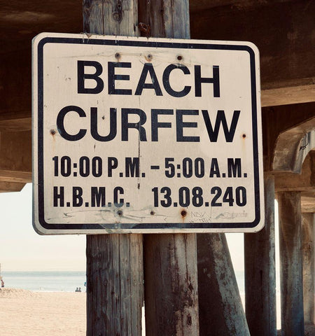 Curfew Black Ornate Wood Framed Art Print with Double Matting by Singleton, Ashley