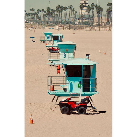 Towers Gold Ornate Wood Framed Art Print with Double Matting by Singleton, Ashley