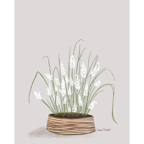 Solarium Plant III Gold Ornate Wood Framed Art Print with Double Matting by Murdock, Ramona