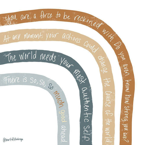 Good Rainbow Black Modern Wood Framed Art Print by Moss, Tara