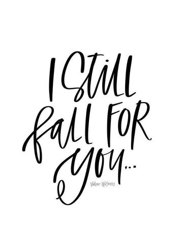 Still Fall Black Ornate Wood Framed Art Print with Double Matting by Wieners, Valerie