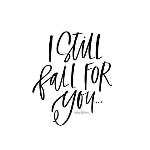 Still Fall Black Modern Wood Framed Art Print by Wieners, Valerie